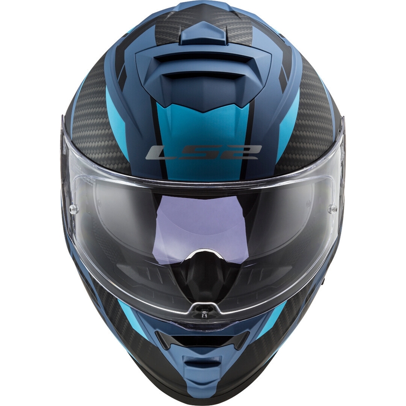 Integrálna prilba na motocykel LS2 FF800 Storm Racer čierno-modrá