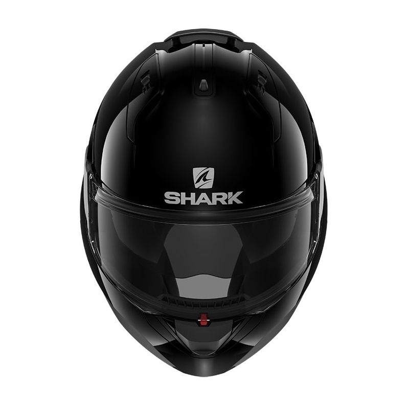 Preklápacia prilba SHARK EVO-ES Blank čierna lesklá