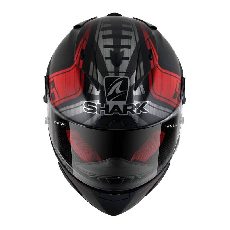 Integrálna prilba SHARK RACE-R PRO Zarco GP De France Replica Mat čierno-šedo-červená