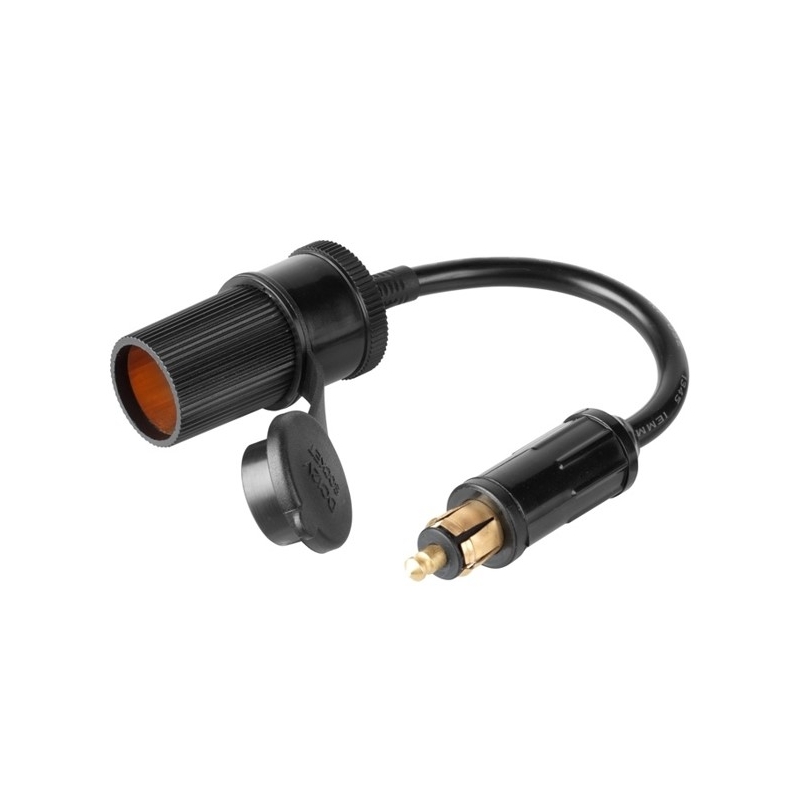 DIN adaptér Interphone s koncovkou z malej moto zásuvky na automobilovú