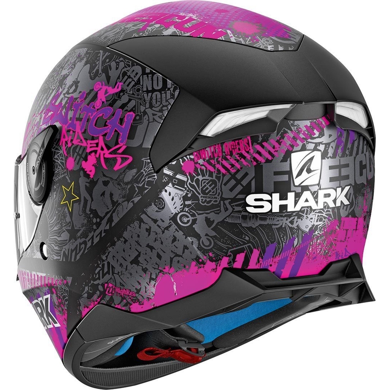 Integrálna prilba SHARK SKWAL 2.2 Switch Riders 2 Mat Replica čierno-fialová výpredaj