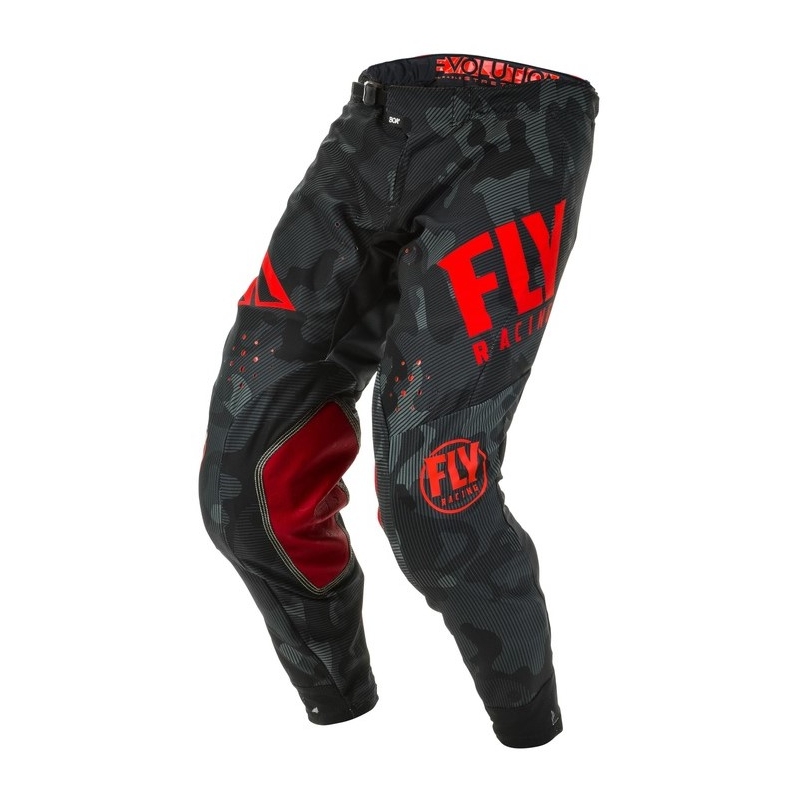 Motokrosové nohavice FLY Racing Evolution červeno-čierne