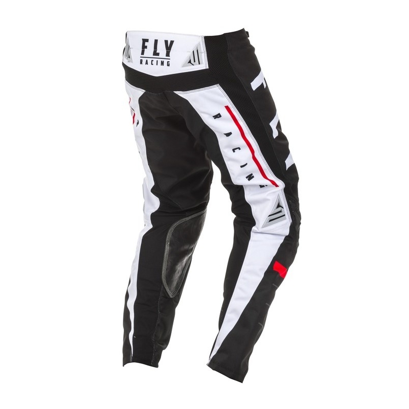 Motokrosové nohavice FLY Racing Kinetic K120 čierno-bielo-červené