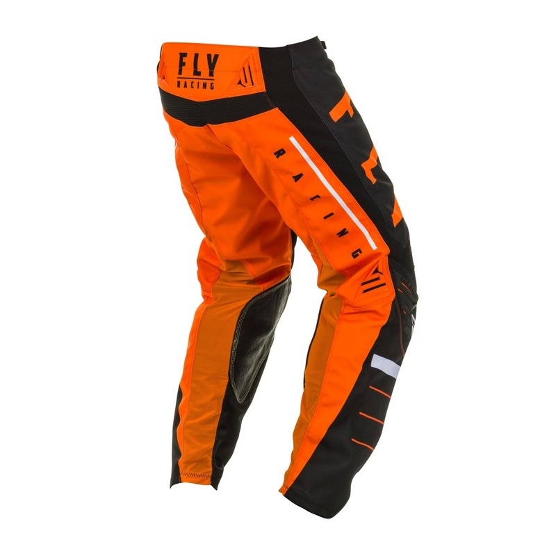 Motokrosové nohavice FLY Racing Kinetic K120 oranžovo-čierno-biele