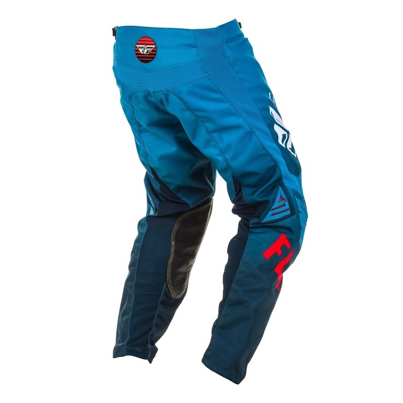 Motokrosové nohavice FLY Racing Kinetic K220 modro-bielo-červené