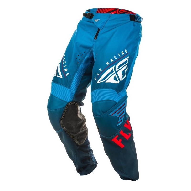 Motokrosové nohavice FLY Racing Kinetic K220 modro-bielo-červené