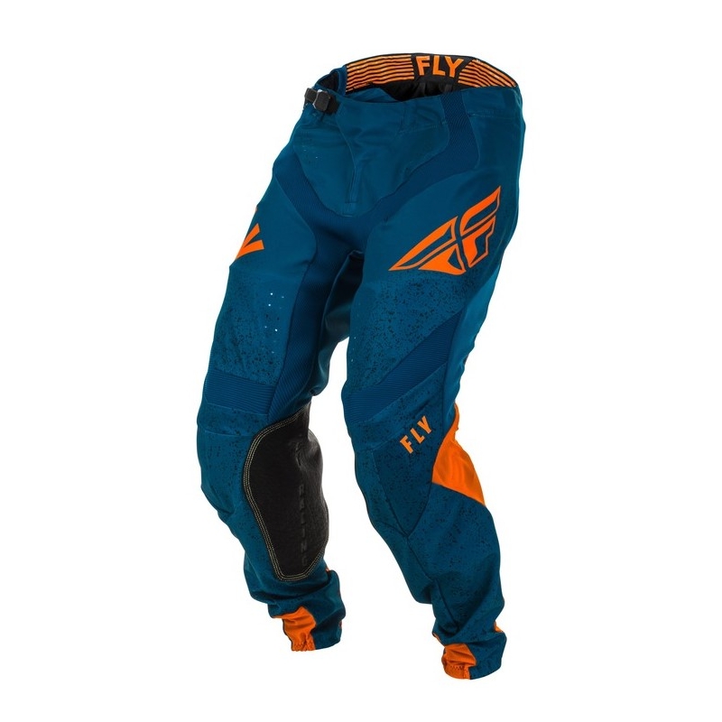 Motokrosové nohavice FLY Racing Lite 2020 oranžovo-modré