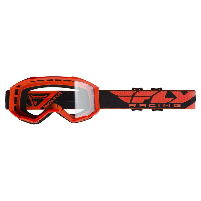 Motokrosové okuliare FLY Racing Focus 2019 čierno-oranžové výpredaj