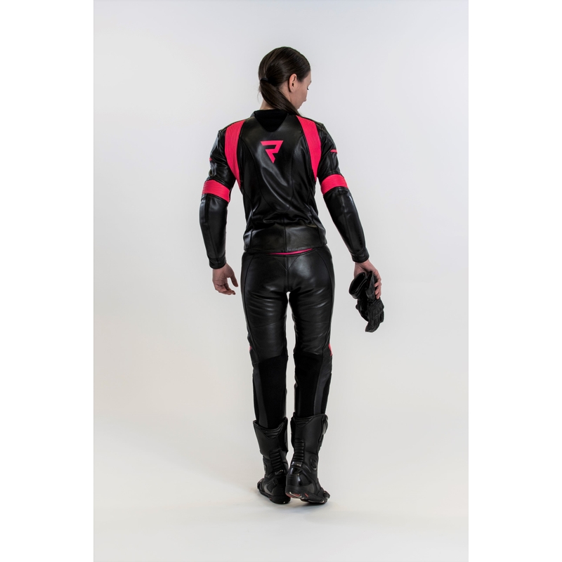 Dámske nohavice na motocykel Rebelhorn Rebel čierno-ružové výpredaj