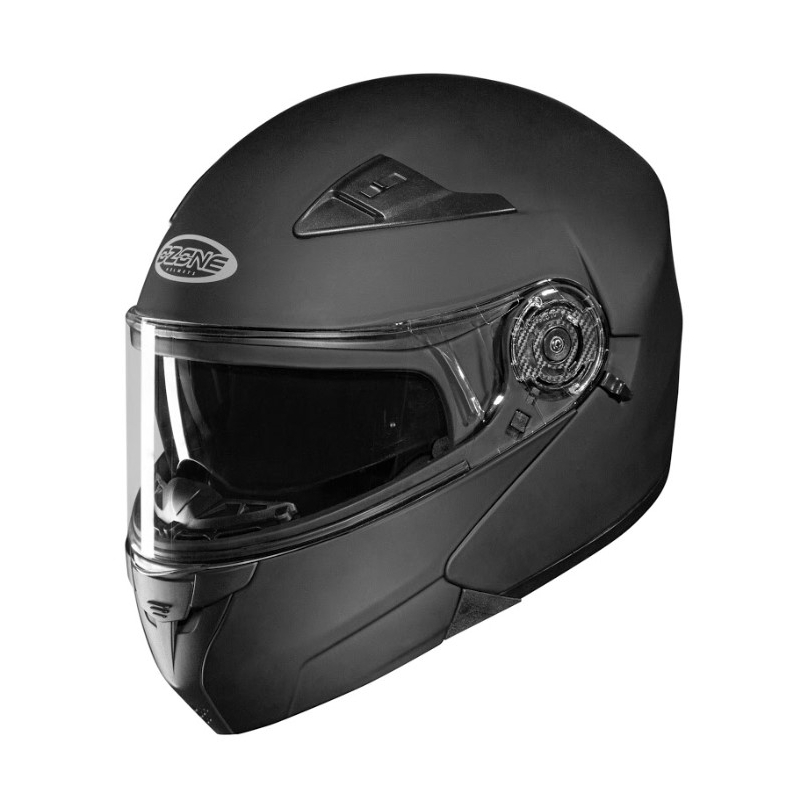 Vyklápacia prilba na motocykel Ozone Wind čierna matná