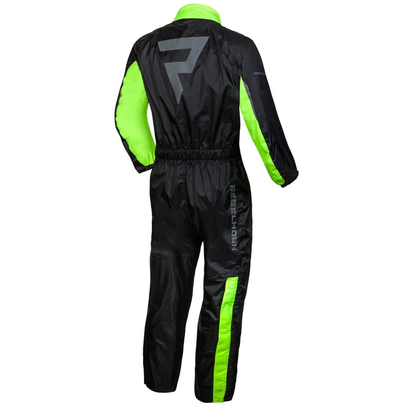 Kombinéza do dažďa Rebelhorn Travel čierno-fluo žltá