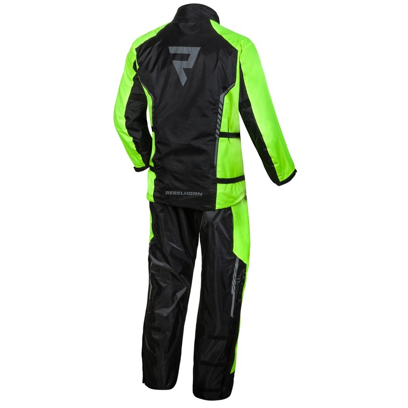 Moto pláštenka Rebelhorn Patrol fluo žlto-čierna