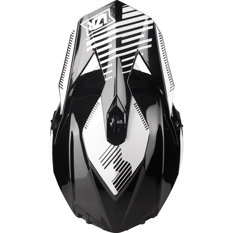 Motokrosová prilba Lazer OR-3 PP3 čierno-biela
