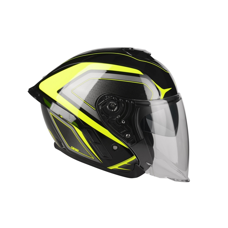 Otvorená prilba na motocykel Lazer Tango S Hexa čierno-fluo žltá