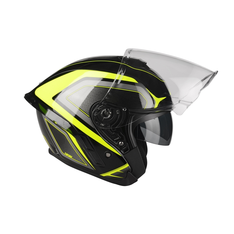 Otvorená prilba na motocykel Lazer Tango S Hexa čierno-fluo žltá