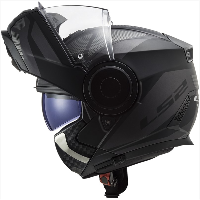 Odklápacia prilba na motocykel LS2 FF902 Scope Axis čierno-titánová