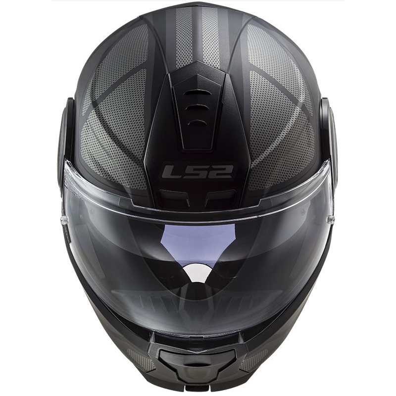 Odklápacia prilba na motocykel LS2 FF902 Scope Axis čierno-titánová