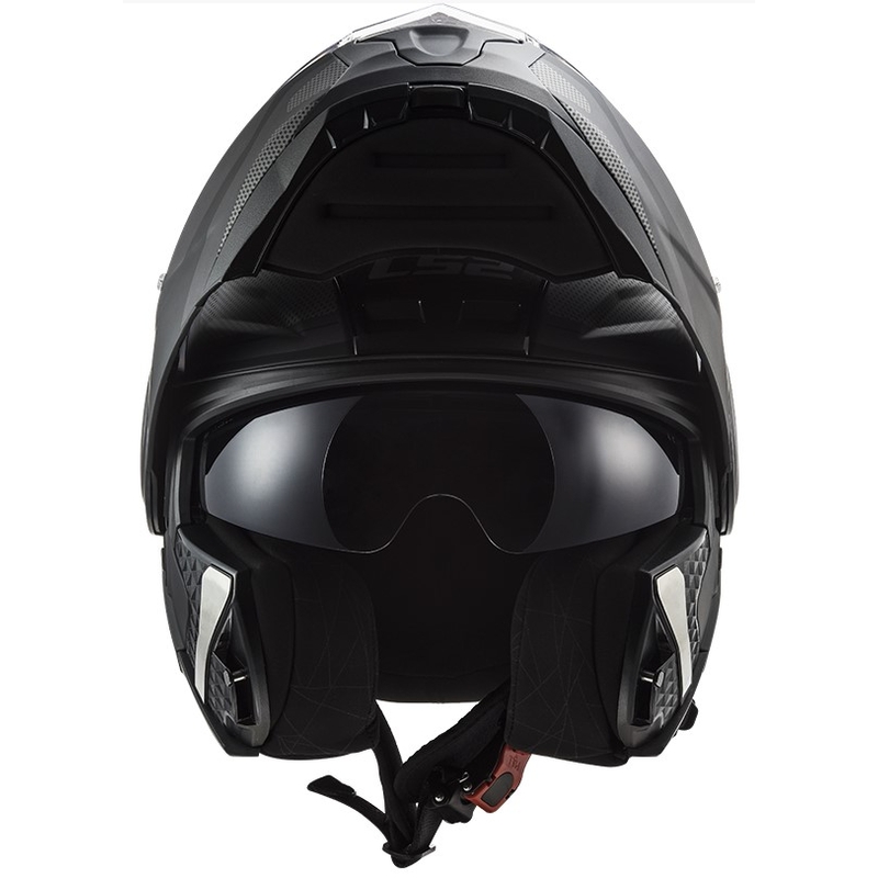 Odklápacia prilba na motocykel LS2 FF902 Scope Axis čierno-titánová