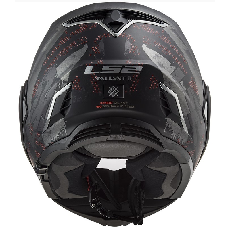 Preklápacia prilba na motocykel LS2 FF900 Valiant II Gripper Mat čierno-zlatá výpredaj