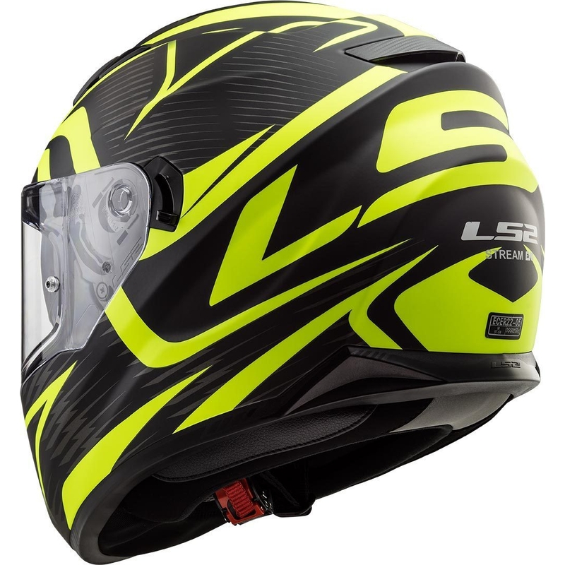 Integrálna prilba na motocykel LS2 FF320 Stream Evo Jink čierno-fluo žltá