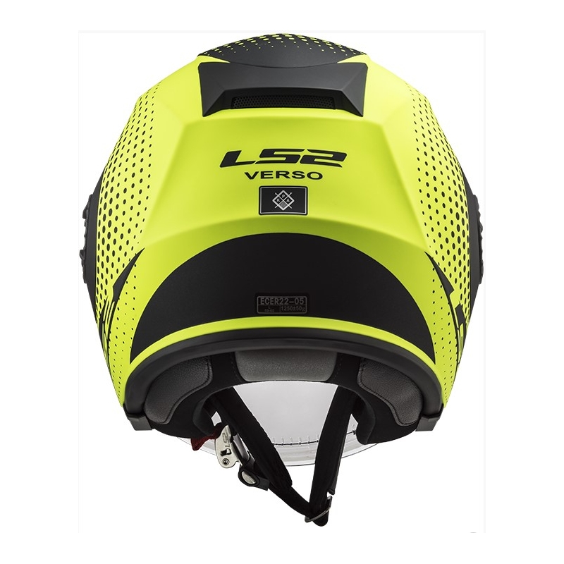 Otvorená prilba na motocykel LS2 OF570 Verso Spin čierno-fluorescenčno žltá