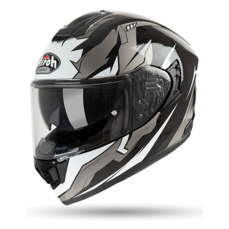 Integrálna prilba na motocykel Airoh ST 501 Bionic bielo-čierna