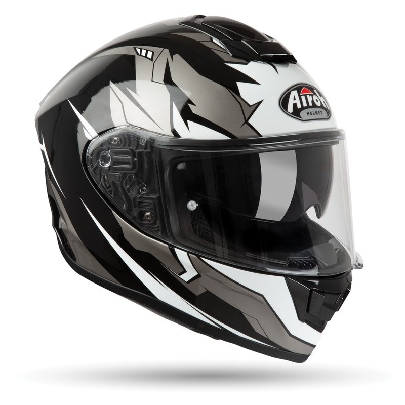 Integrálna prilba na motocykel Airoh ST 501 Bionic bielo-čierna