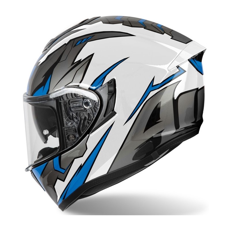 Integrálna prilba na motocykel Airoh ST 501 Bionic bielo-modrá