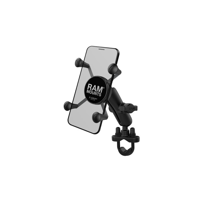 Držiak mobilného telefónu RAM Mounts X-Grip na riadidlá s priemerom 12,7-31,75 mm
