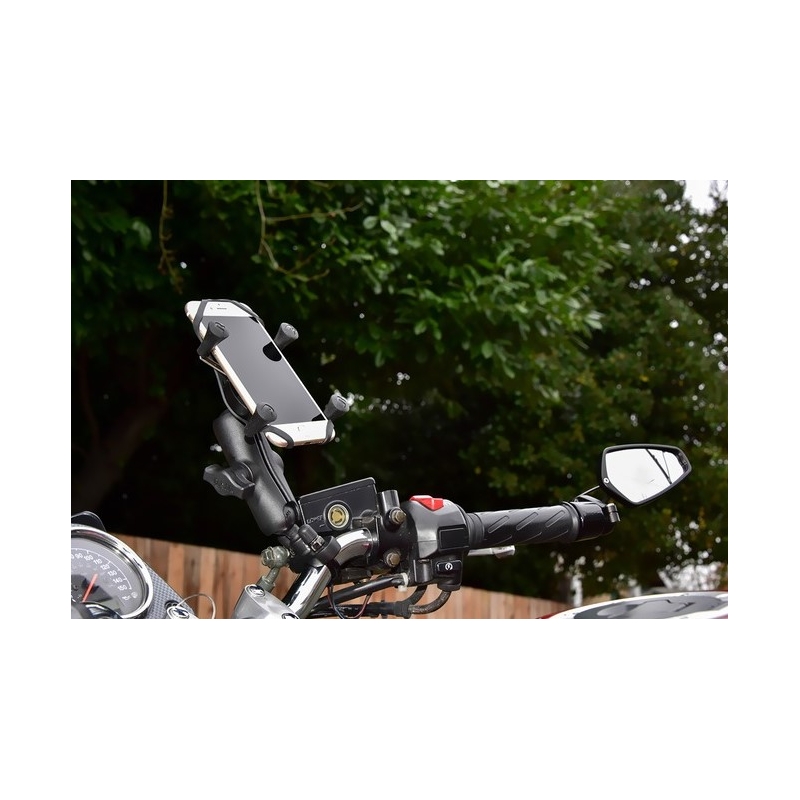 Držiak mobilného telefónu RAM Mounts X-Grip na riadidlá s priemerom 12,7-31,75 mm