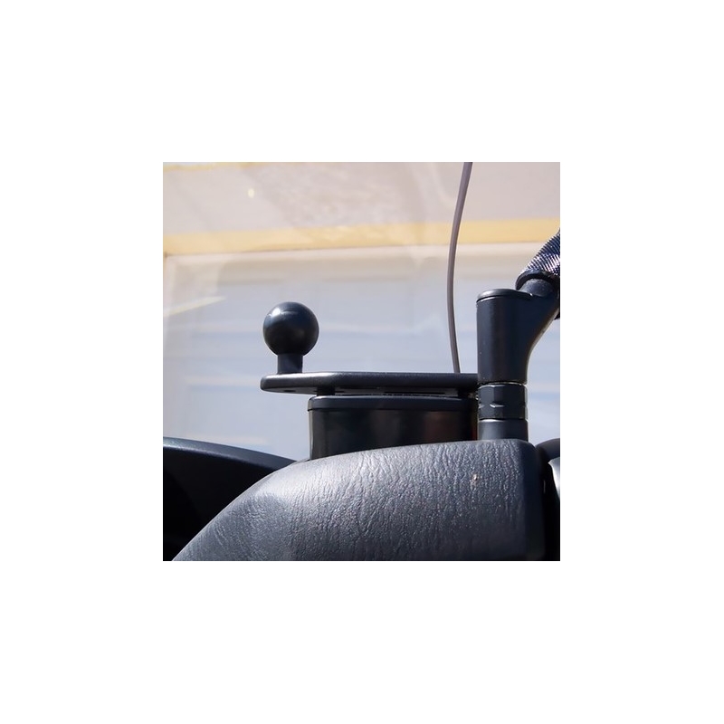 Úchyt RAM Mounts na nádržku brzdovej kvapaliny motocykla s 1" čapom na strane