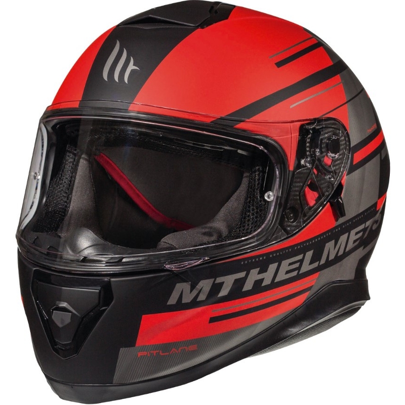 Integrálna prilba na motocykel MT Thunder 3 SV Pitlane čierno-červená výpredaj