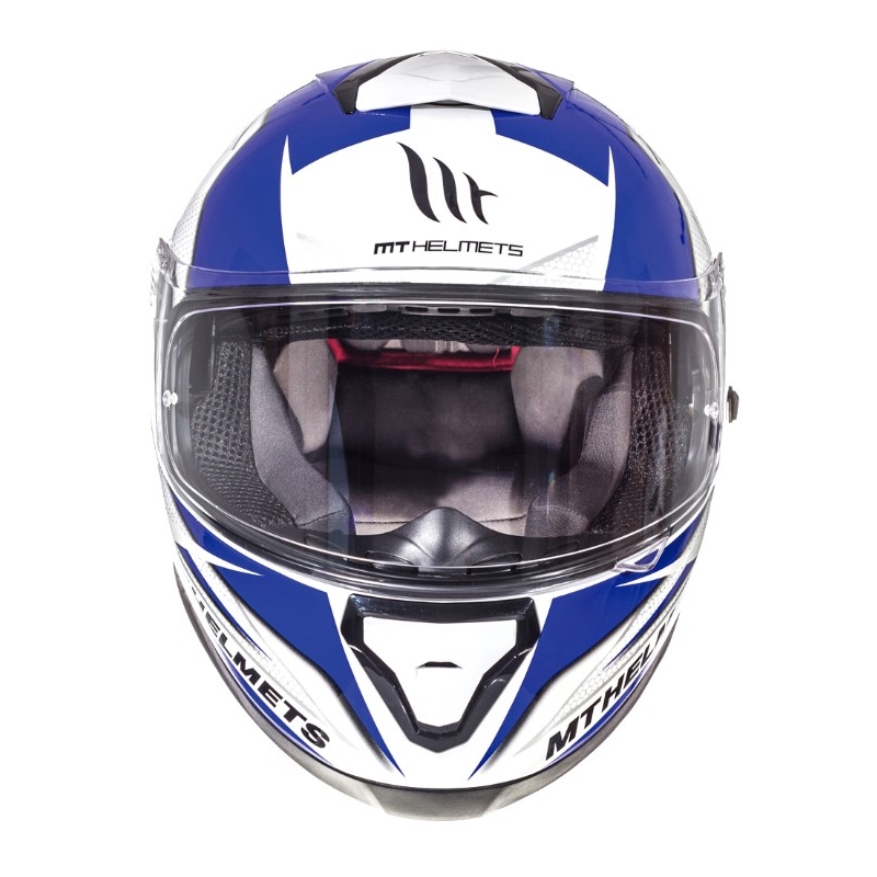 Integrálna prilba na motocykel MT Thunder 3 Effect modro-biela