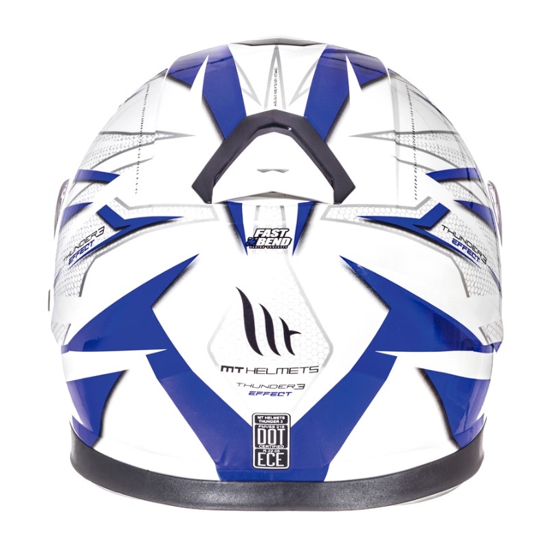 Integrálna prilba na motocykel MT Thunder 3 Effect modro-biela