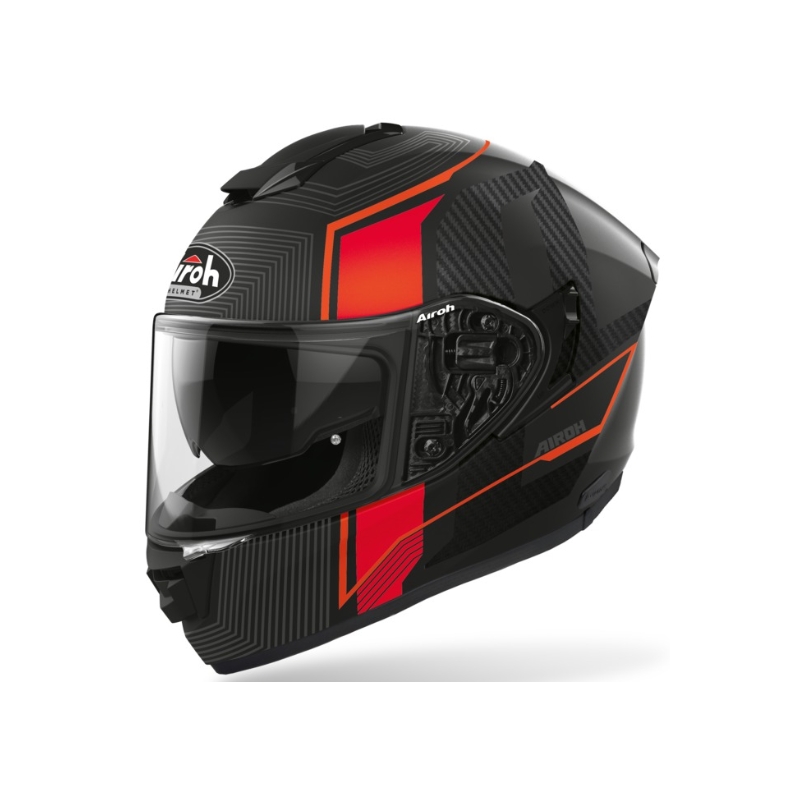 Integrálna prilba na motocykel Airoh ST 501 Alpha čierno-šedo-červená výpredaj