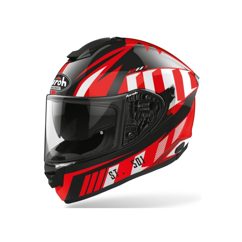 Integrálna prilba na motocykel Airoh ST 501 Blade čierno-bielo-červená 2021 výpredaj