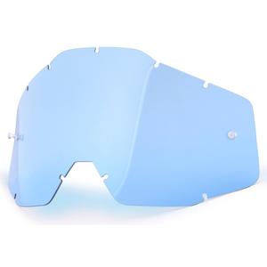 Modré plexisklo pre motokrosové okuliare 100 % Racecraft/Accuri/Strata
