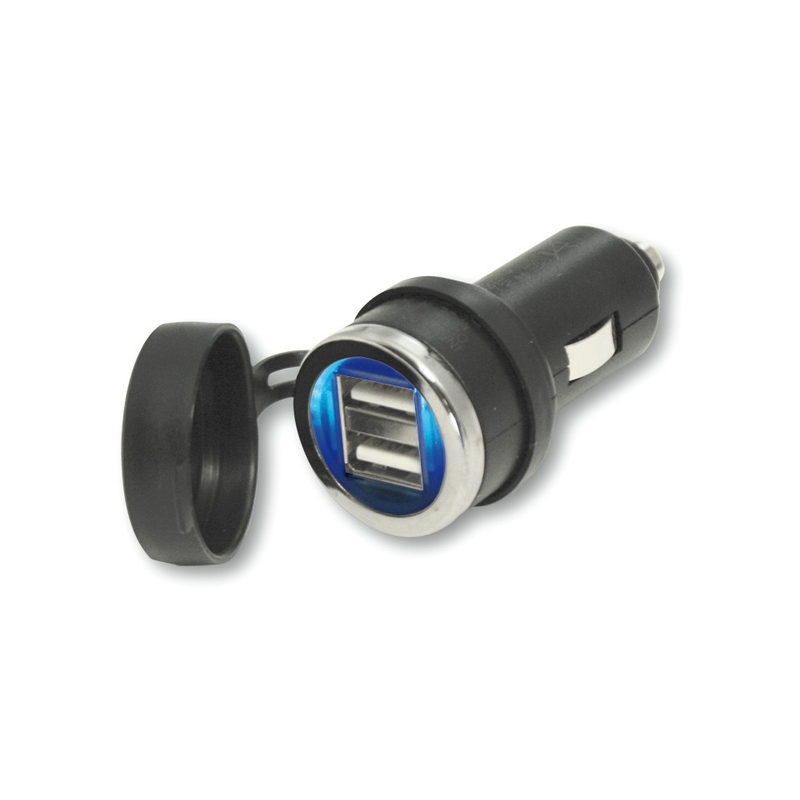 Podsvietený dvojitý USB adaptér odolný proti vode R-TOOL