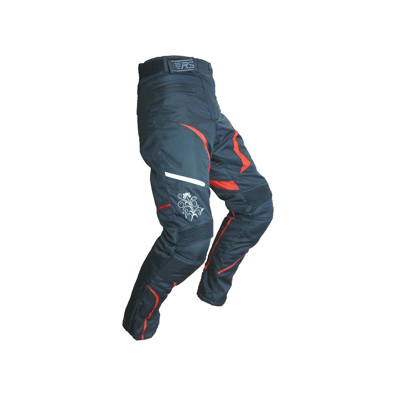 Moto nohavice RSA Devil dámske červené POŠKODENÉ - vel XXL