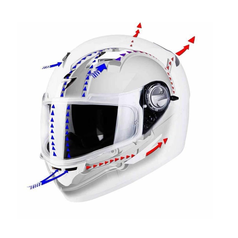 Moto prilba SCORPION EXO-1000 AIR E11 AIRLINE čierno-biela