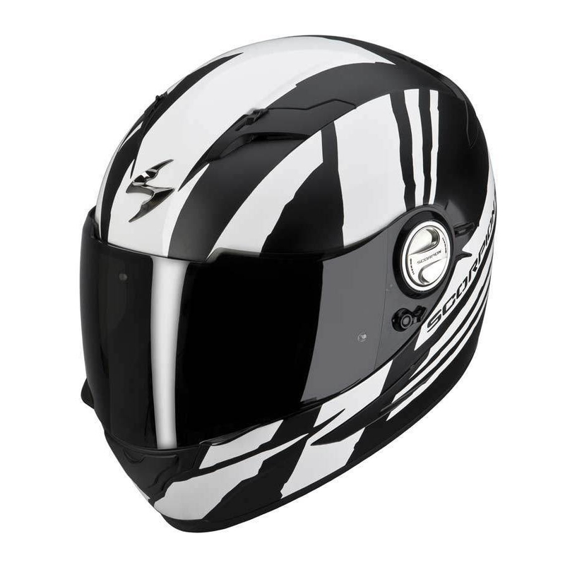 Moto prilba Scorpion EXO-500 AIR THUNDER bielo-čierno matná výpredaj