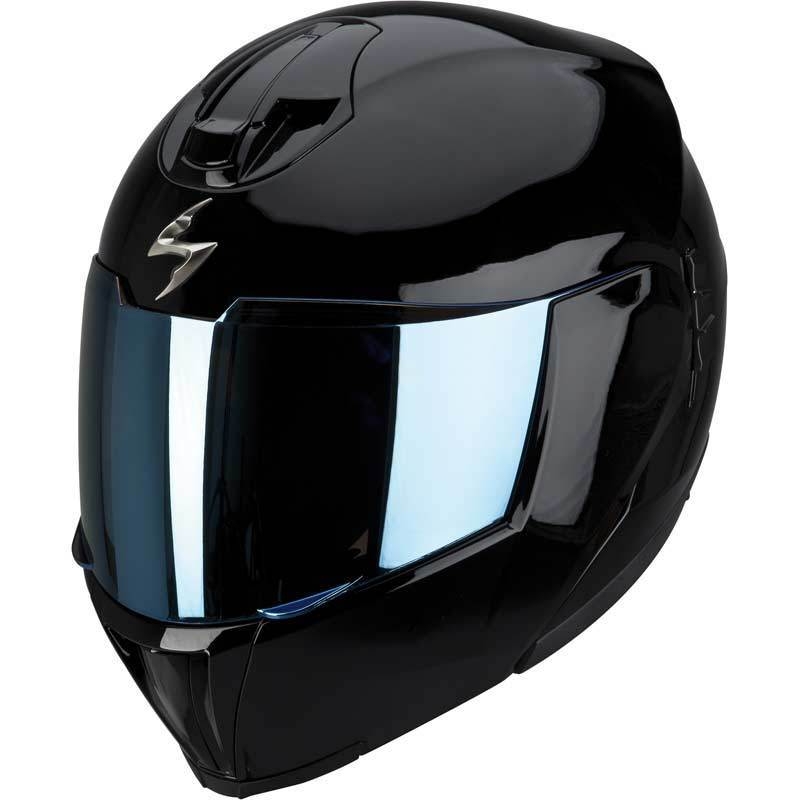 Moto prilba výklopná Scorpion EXO-910 čierna lesklá výpredaj