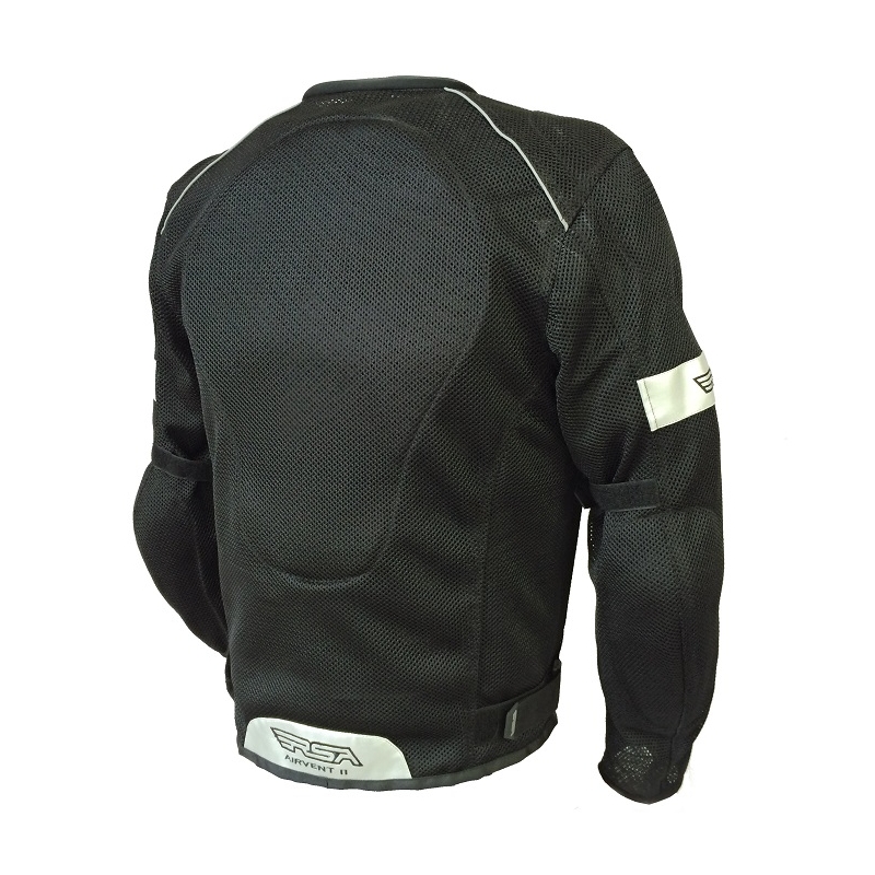 Bunda na motocykel RSA-Airvent 2 čierno/strieborná výpredaj vypredaj