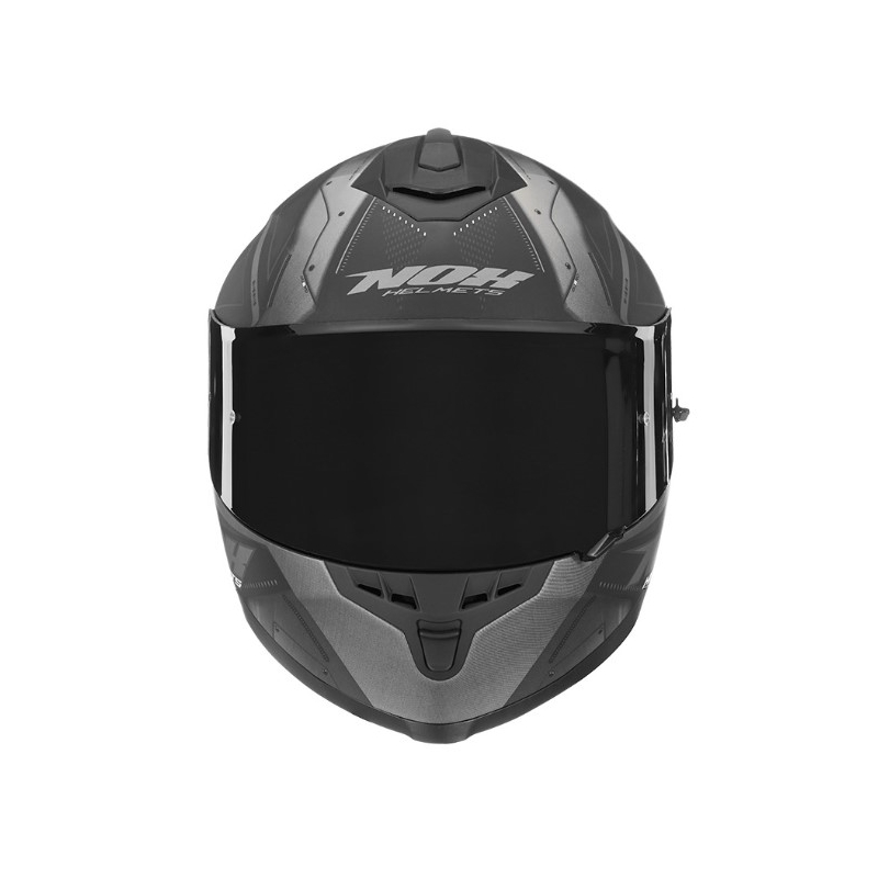 Integrálna prilba na motocykel NOX N302S Guard čierno-strieborná výpredaj
