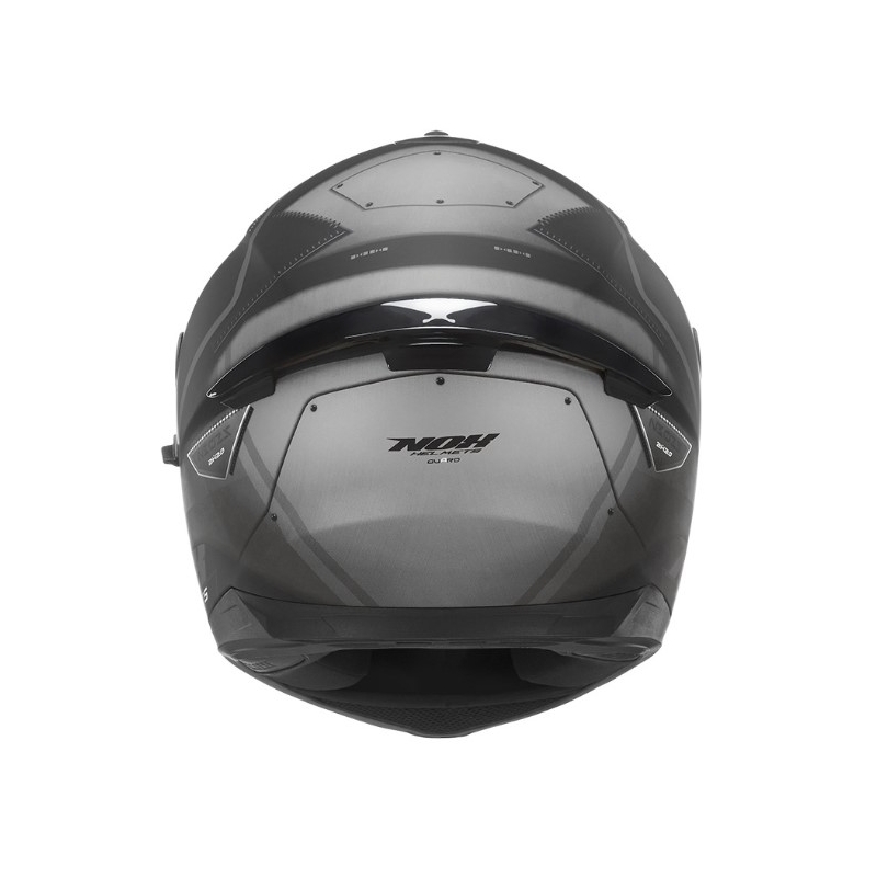 Integrálna prilba na motocykel NOX N302S Guard čierno-strieborná výpredaj