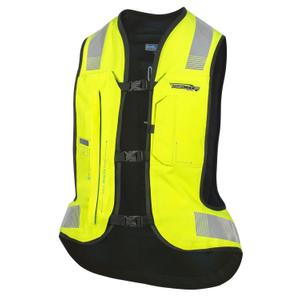 Elektronická airbagová vesta HELITE e-Turtle fluorescenčno žltá