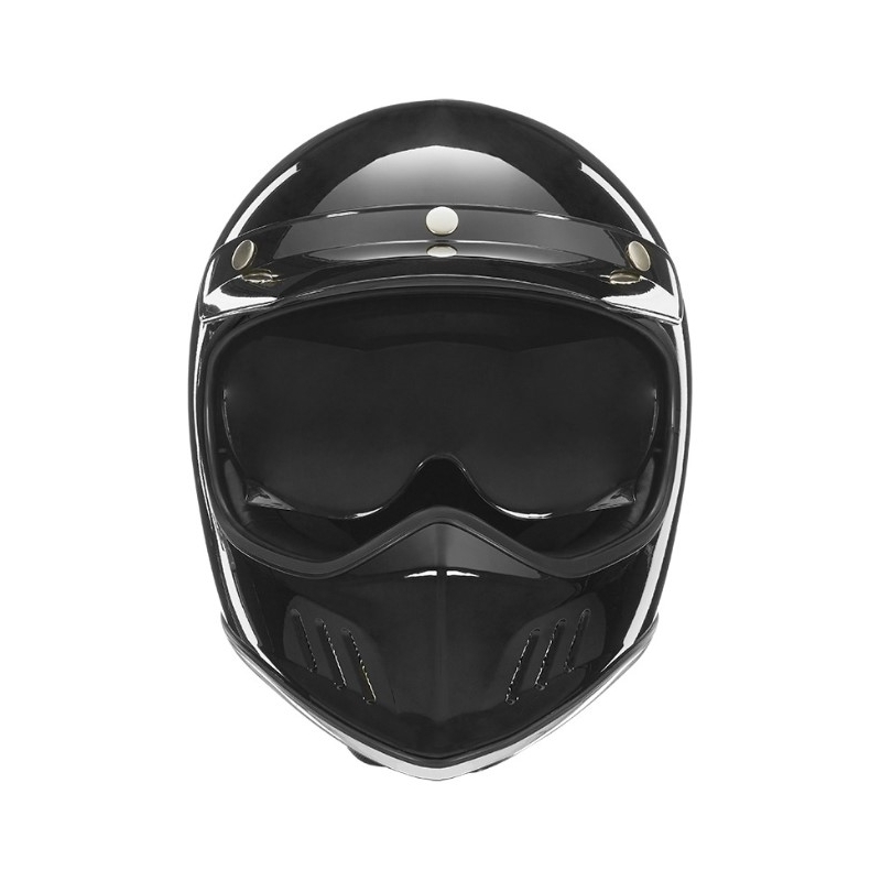 Prilba na motocykel NOX PREMIUM Seventy čierna lesklá