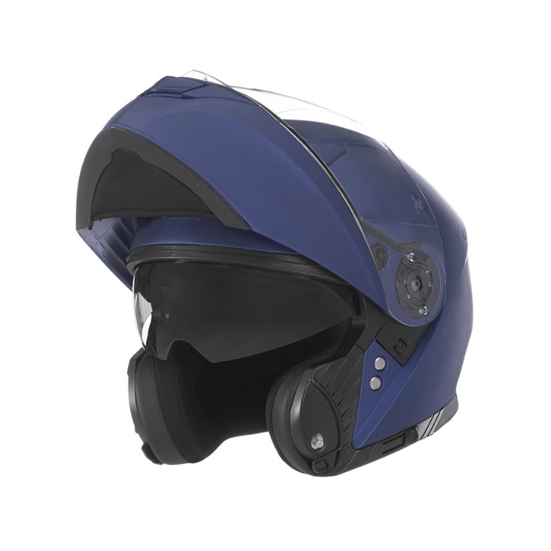Odklápacia prilba na motocykel NOX N965 modrá matná