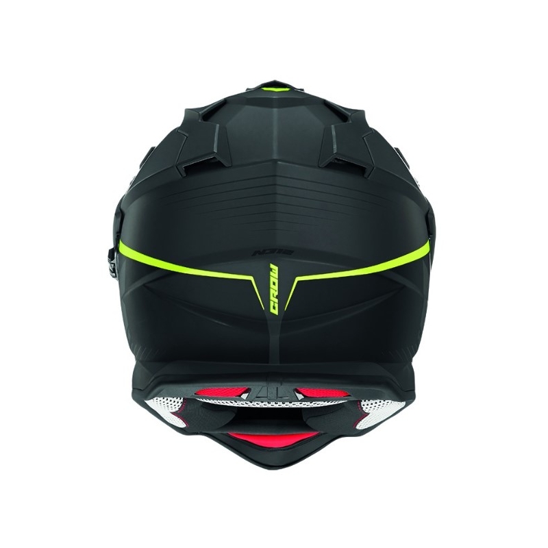 Enduro prilba NOX N312 Crow čierno-fluorescenčnno žltá výpredaj
