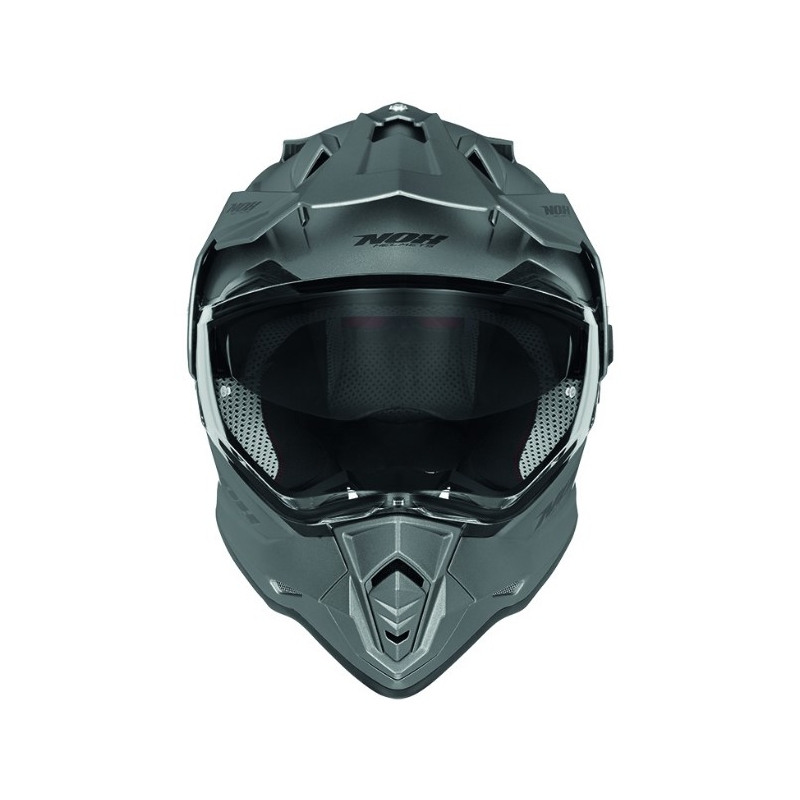Enduro prilba NOX N312 strieborná